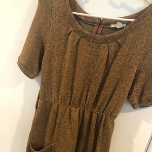 Fall color sweater dress